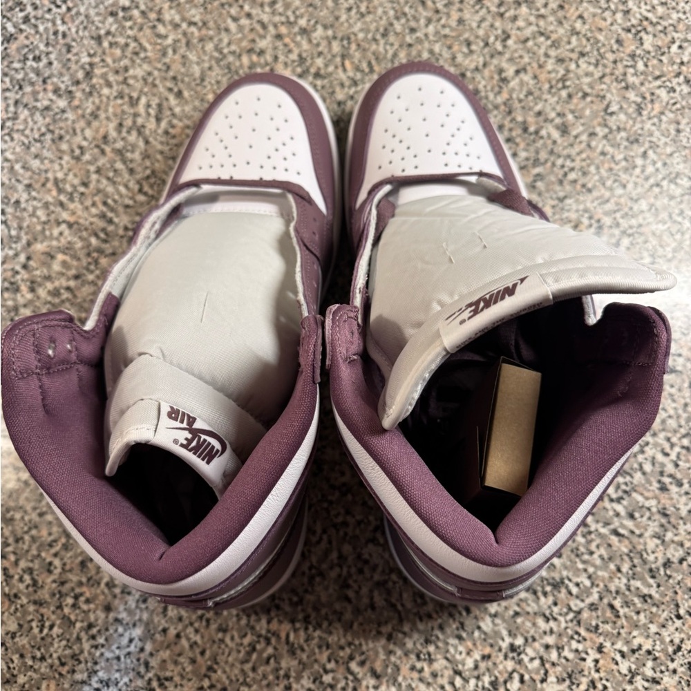 Nike Air Jordan 1 Men's Sizes Retro OG High White/Sky J Mauve DZ5485-105 NEW - Picture 6 of 14